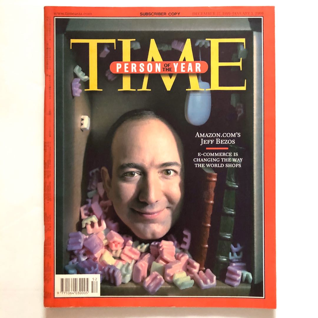 Jeff Bezos Time Magazine Person of the Year Dec 1999, Hobbies & Toys