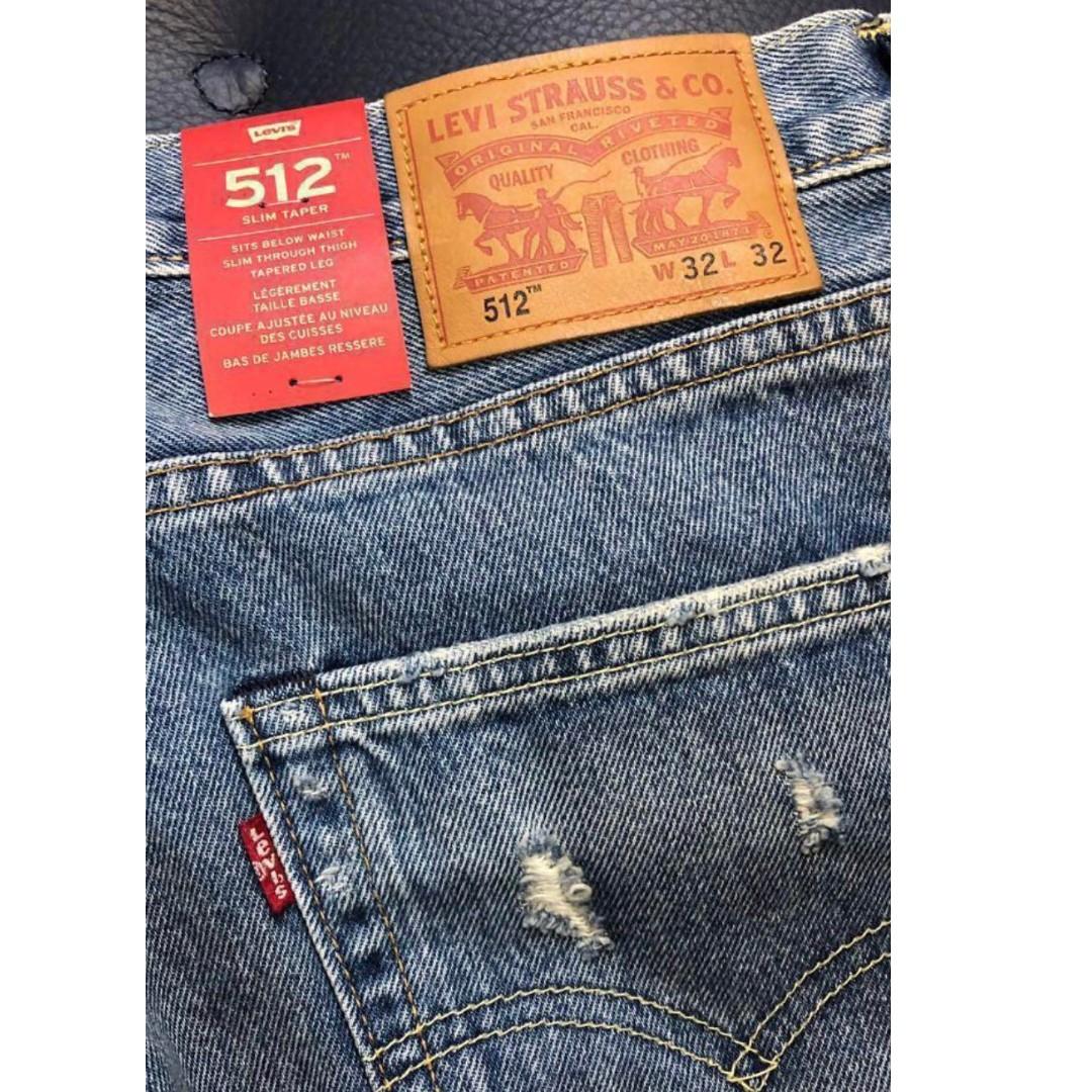 levis 512 rise