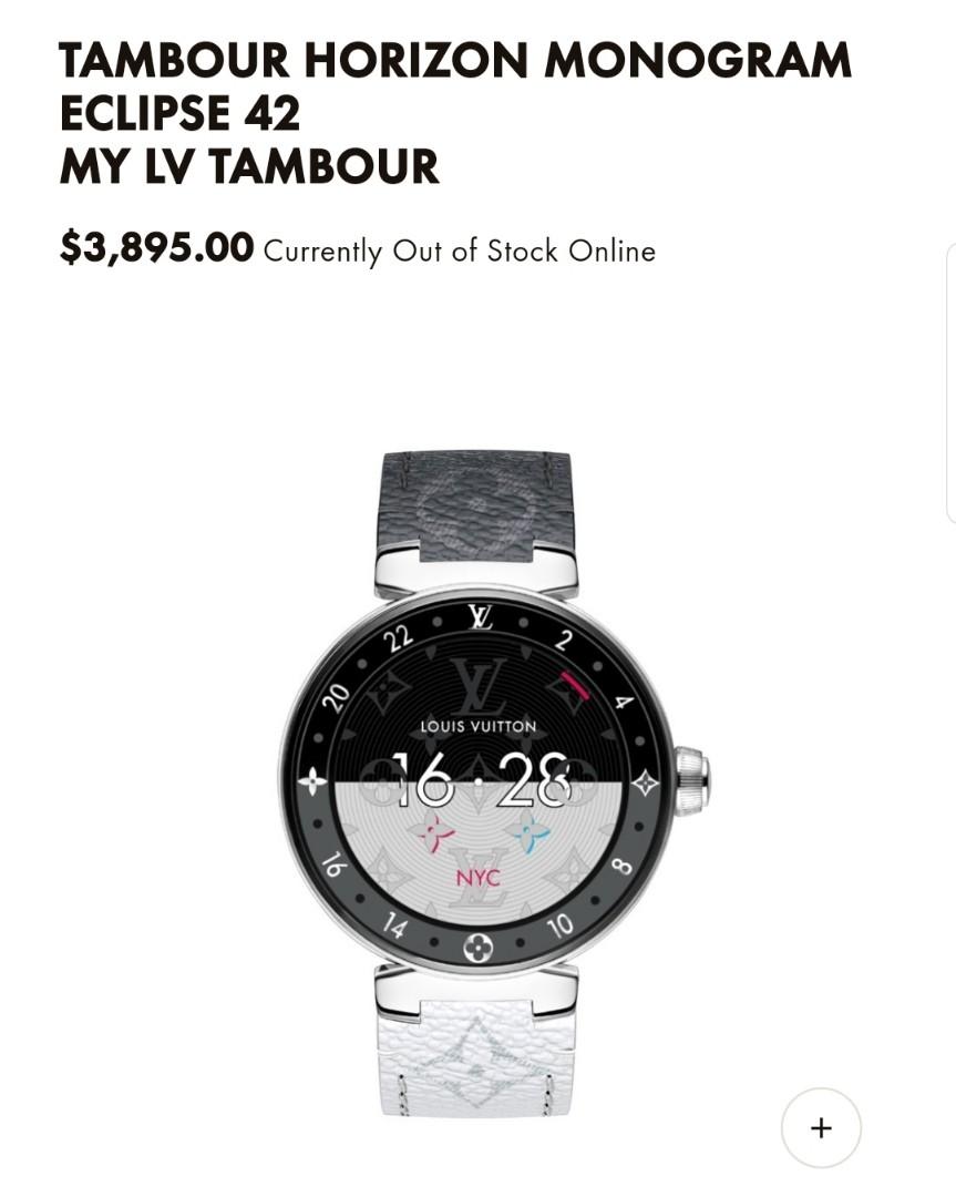 Tambour horizon pure white 42 my lv tambour deals