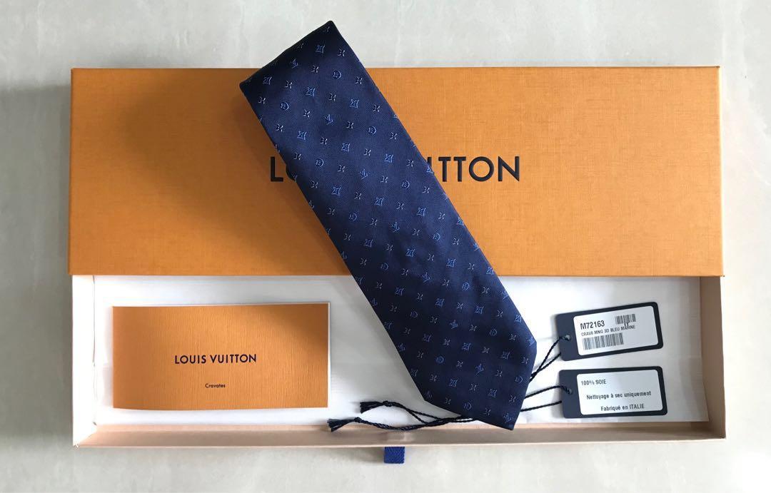 Louis Vuitton Tie, Men's Fashion, Watches & Accessories, Accessory holder,  box & organizers on Carousell