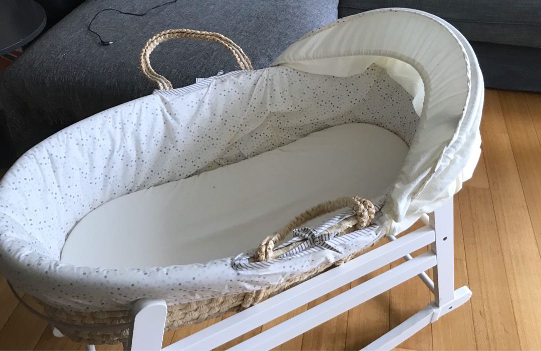 Mothercare Bassinet and stand Babies Kids Baby Nursery Kids Furniture Cots Cribs on Carousell