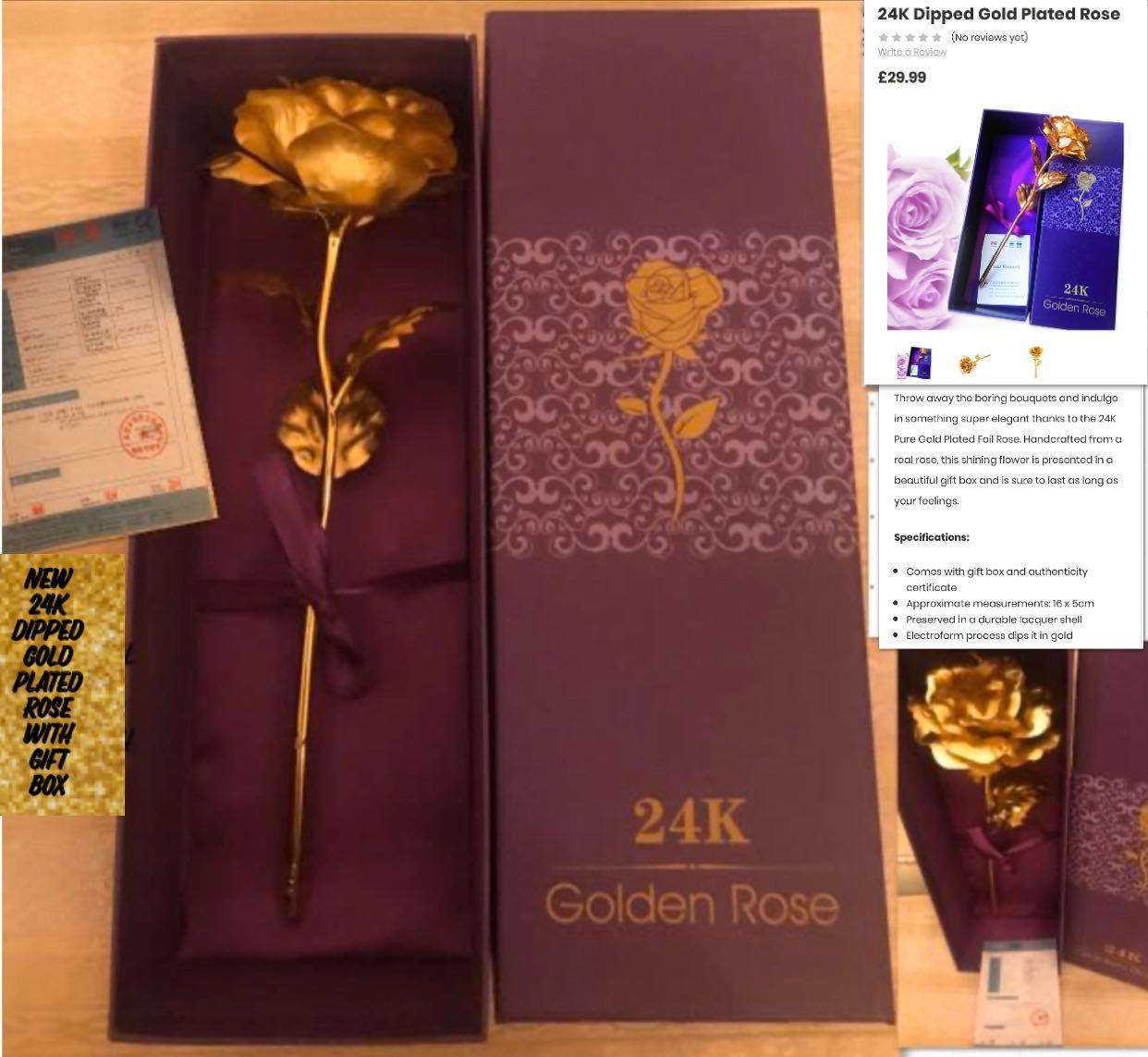 Gold plated rose near me outlet