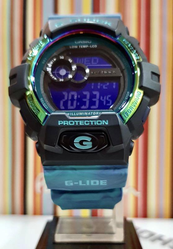 NEW COUPLE SET GSHOCK UNISEX DIVER SPORTS WATCH 100 ORIGINAL AUTHENTIC CASIO G SHOCK GLS 8900AR 2 GLS 8900AR 3 SEA SKY BLUE