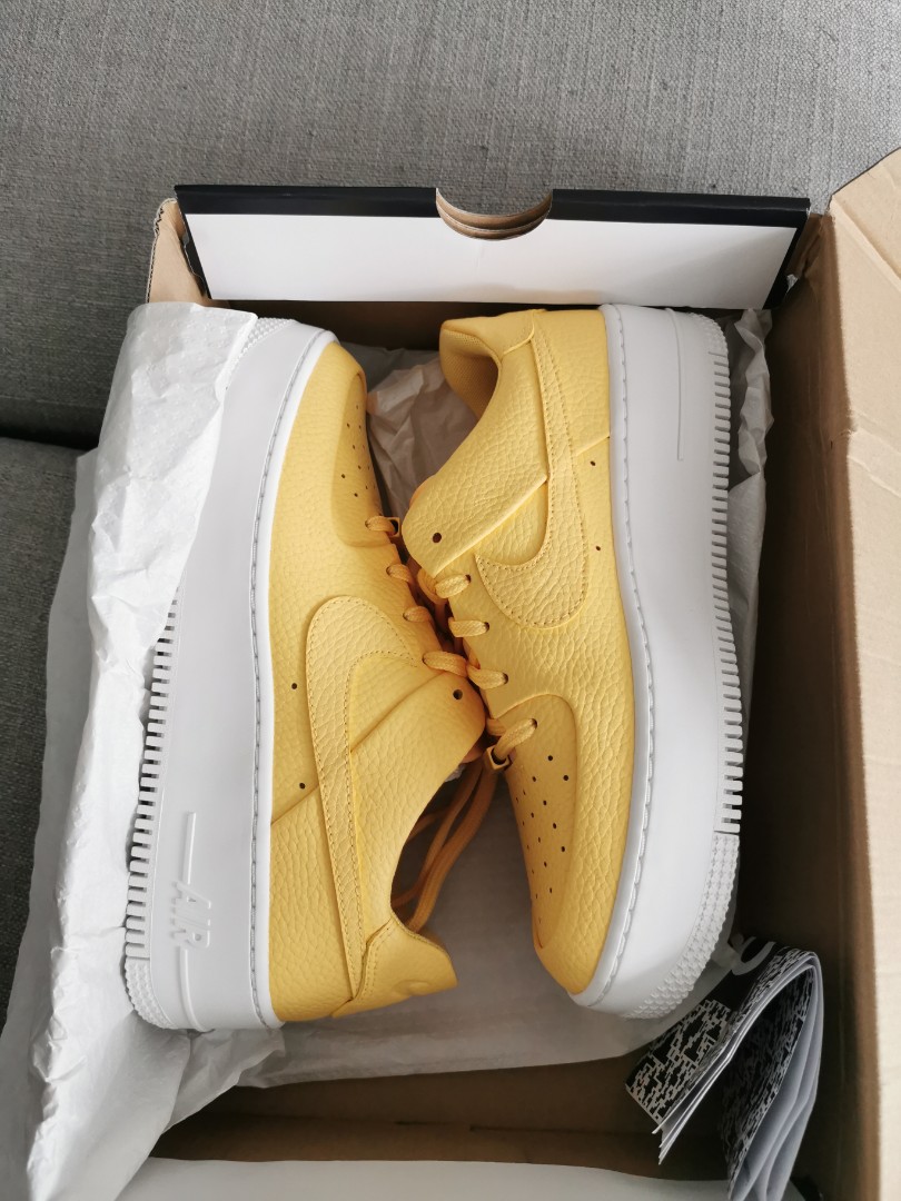 Nike Air Force 1 Sage Low Trainers Yellow With delivery Men s