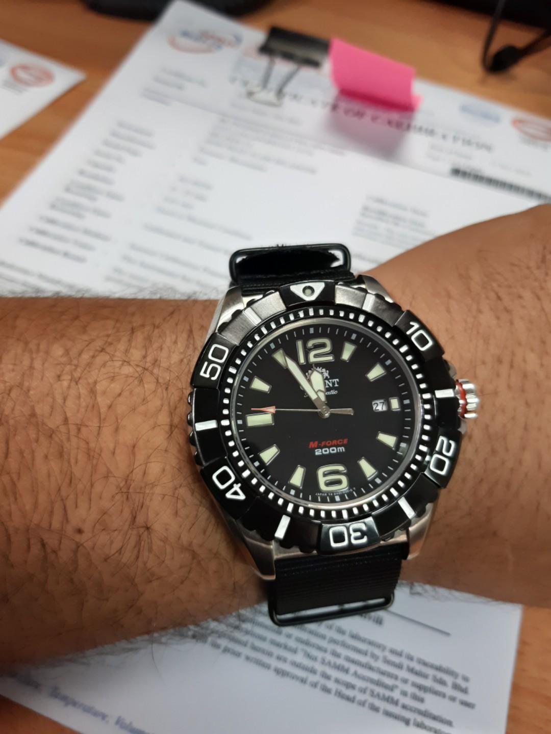 Orient M Force Titanium Men S Fashion Watches On Carousell