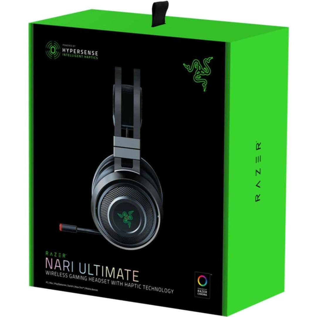 razer nari ultimate wireless gaming headset with haptic technology