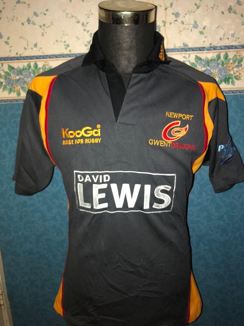 Rugby Kooga Wales Newport Gwent Dragons, Men's Fashion, Tops & Sets ...