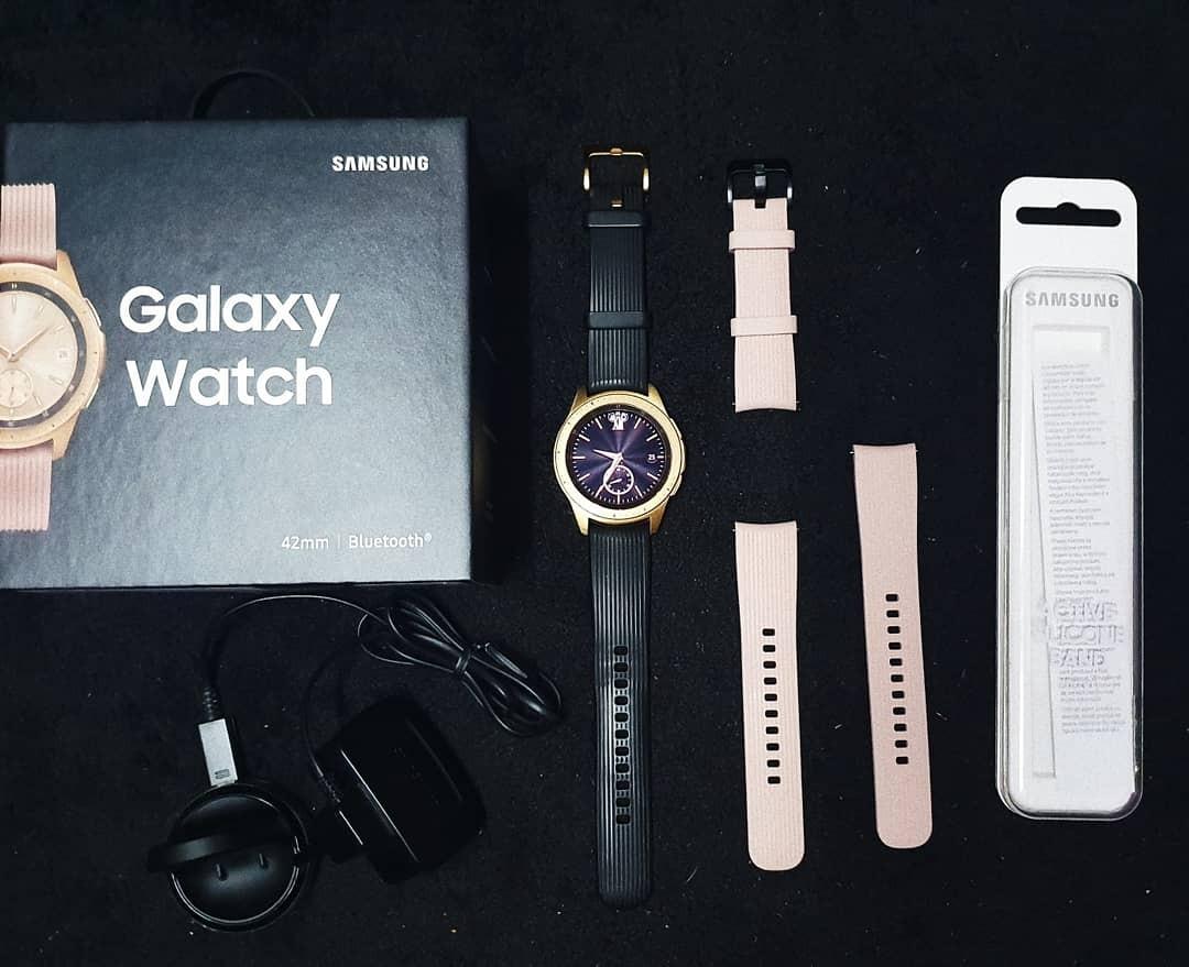 Samsung galaxy watch 42mm rose gold whatsapp shop