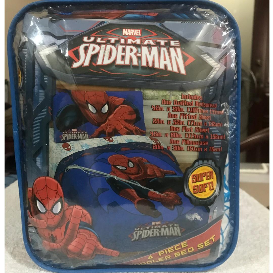SpiderMan 4piece bed set (toddler), Babies & Kids, Babies & Kids