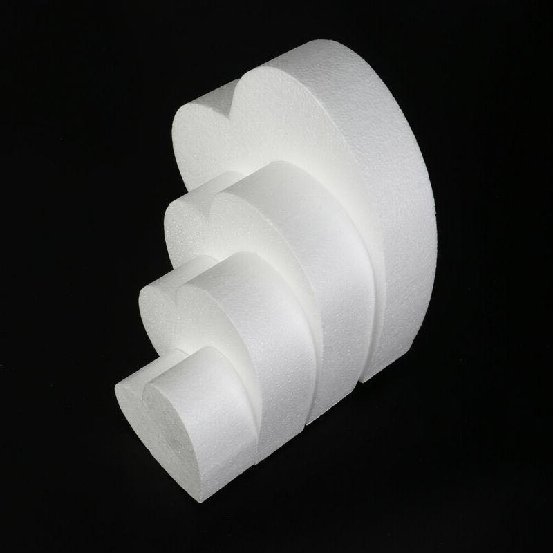 Square, round, heart, hexagon, cone, hollow foam styrofoam cake dummy