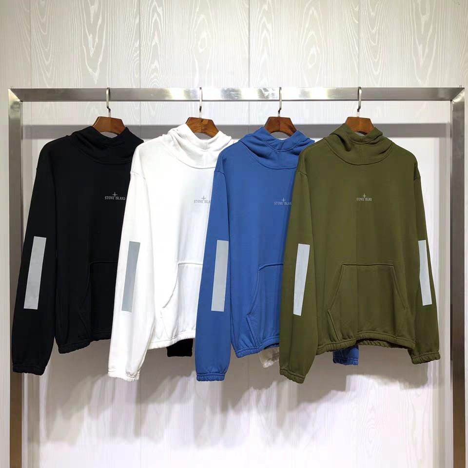 Stone island reflective hoodie cheap