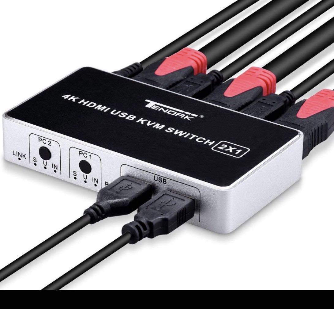 Tendak 4K HDMI-switch, 4-poorts HDMI 2.0-switchbox 4x1 HDMI-switcher optische Toslink L/R-audio-extractor met IR-afstandsbediening Ondersteunt Ultra HD 4K@60Hz HDCP 2.2 ARC 3D Tendak 4K HDMI-switch, 4-poorts HDMI 2.0-switchbox 4x1 HDMI-switcher optische Toslink L/R-audio-extractor met IR-afstandsbediening Ondersteunt Ultra HD 4K@60Hz HDCP 2.2 ARC 3D