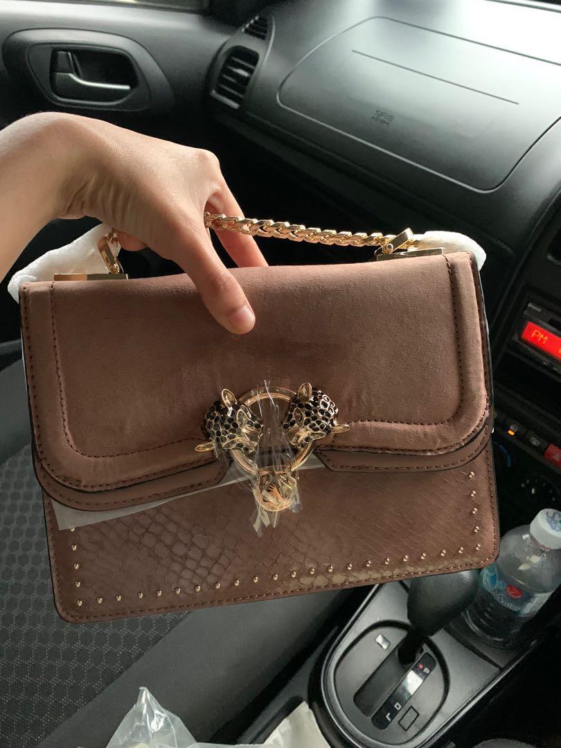 DOUBLE Panther Cross Body Bag, Women's Fashion, Bags & Wallets