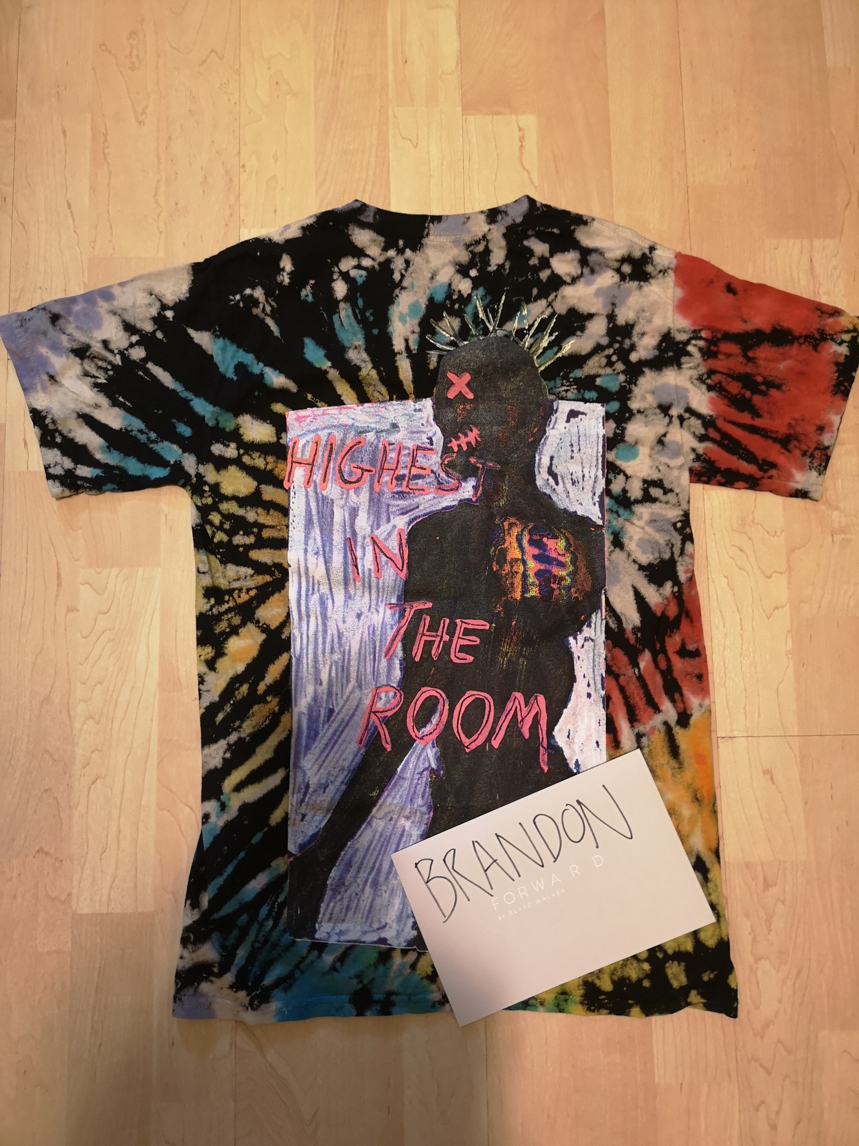 Travis scott tie dye shirt highest in the room new arrivals