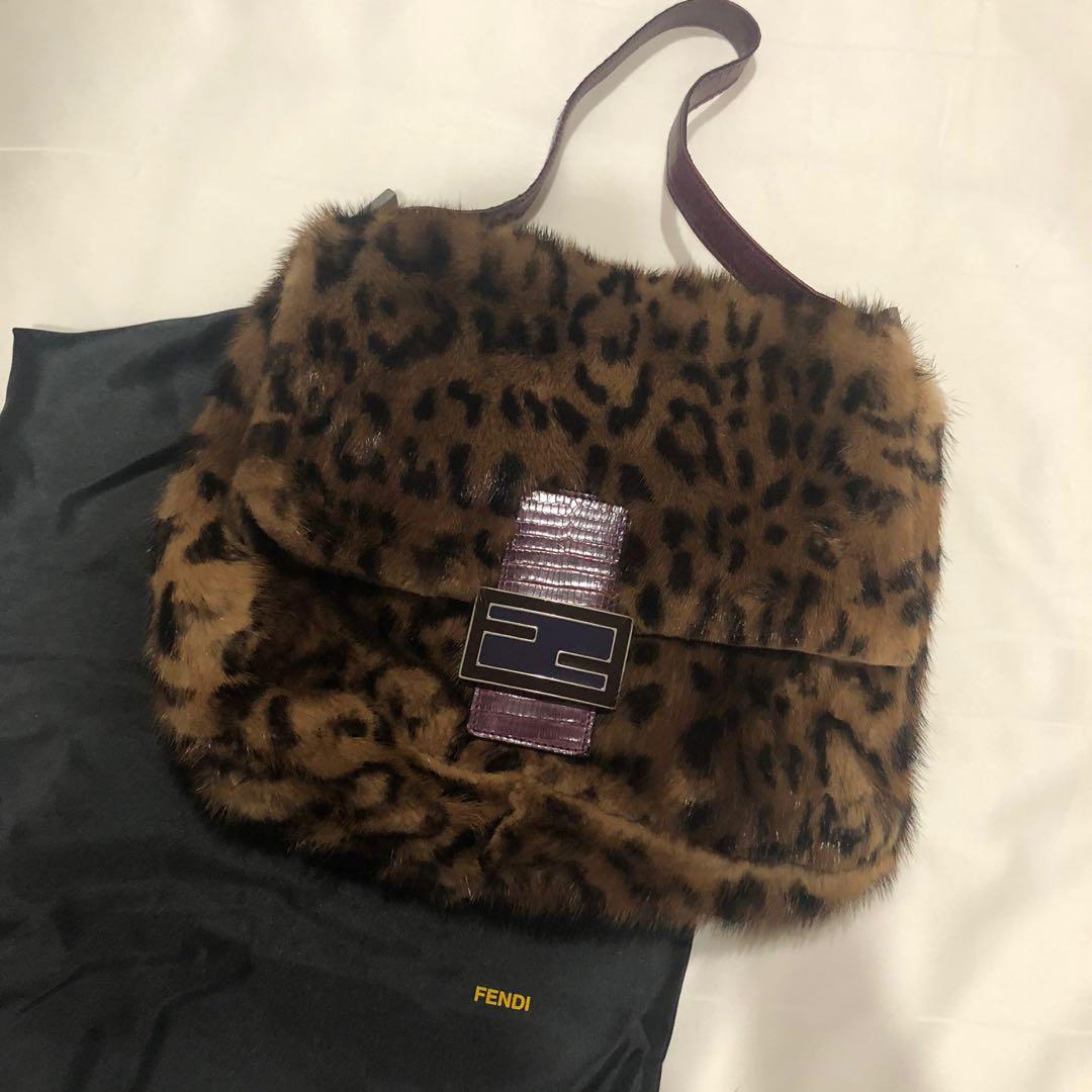 Fur hot sale fendi bag