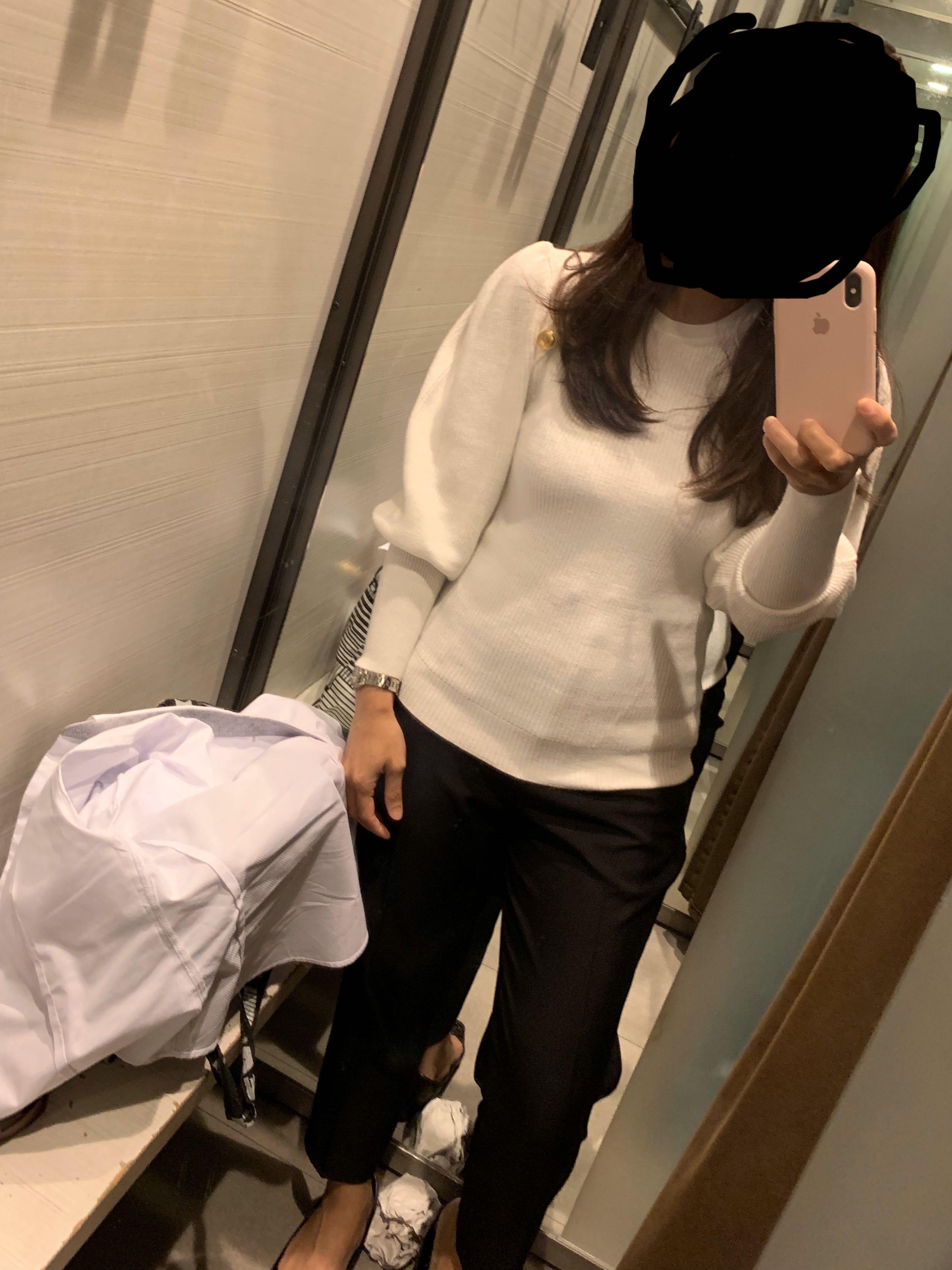 Zara Sweater with Gold Buttons, Women's Fashion, Tops, Blouses on Carousell