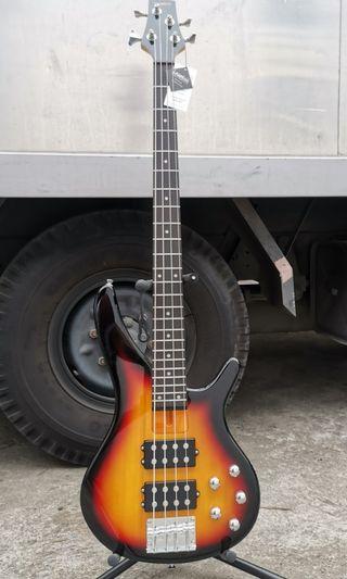 Lasphil AZ USA Electric Bass guitar 4'S 5knobs