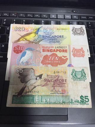 Bird series currency