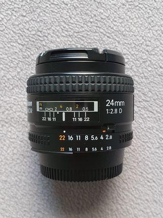 Nikon 24mm 1.8 fixed lens