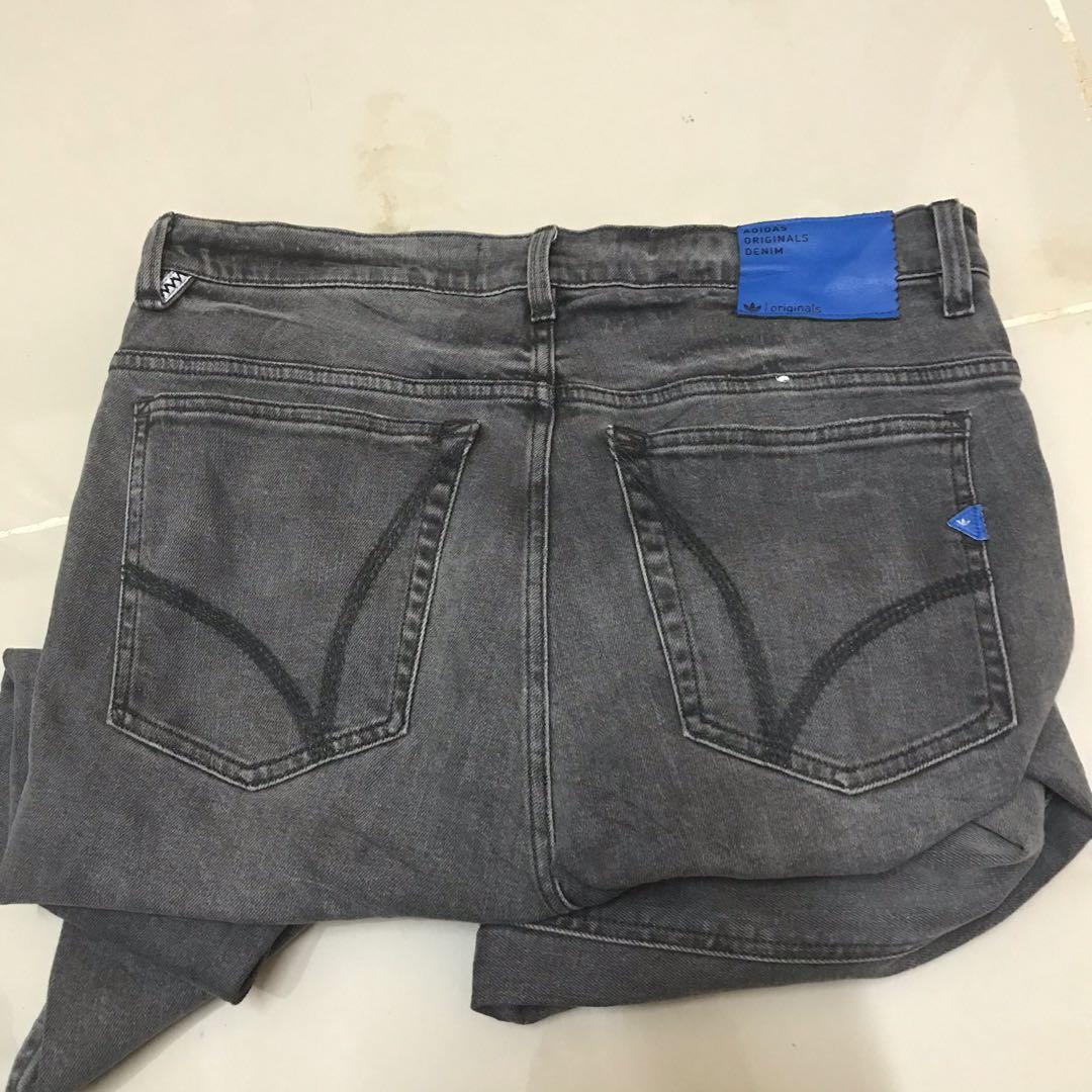 Adidas Denim Jeans, Men's Fashion, Bottoms, Jeans on Carousell