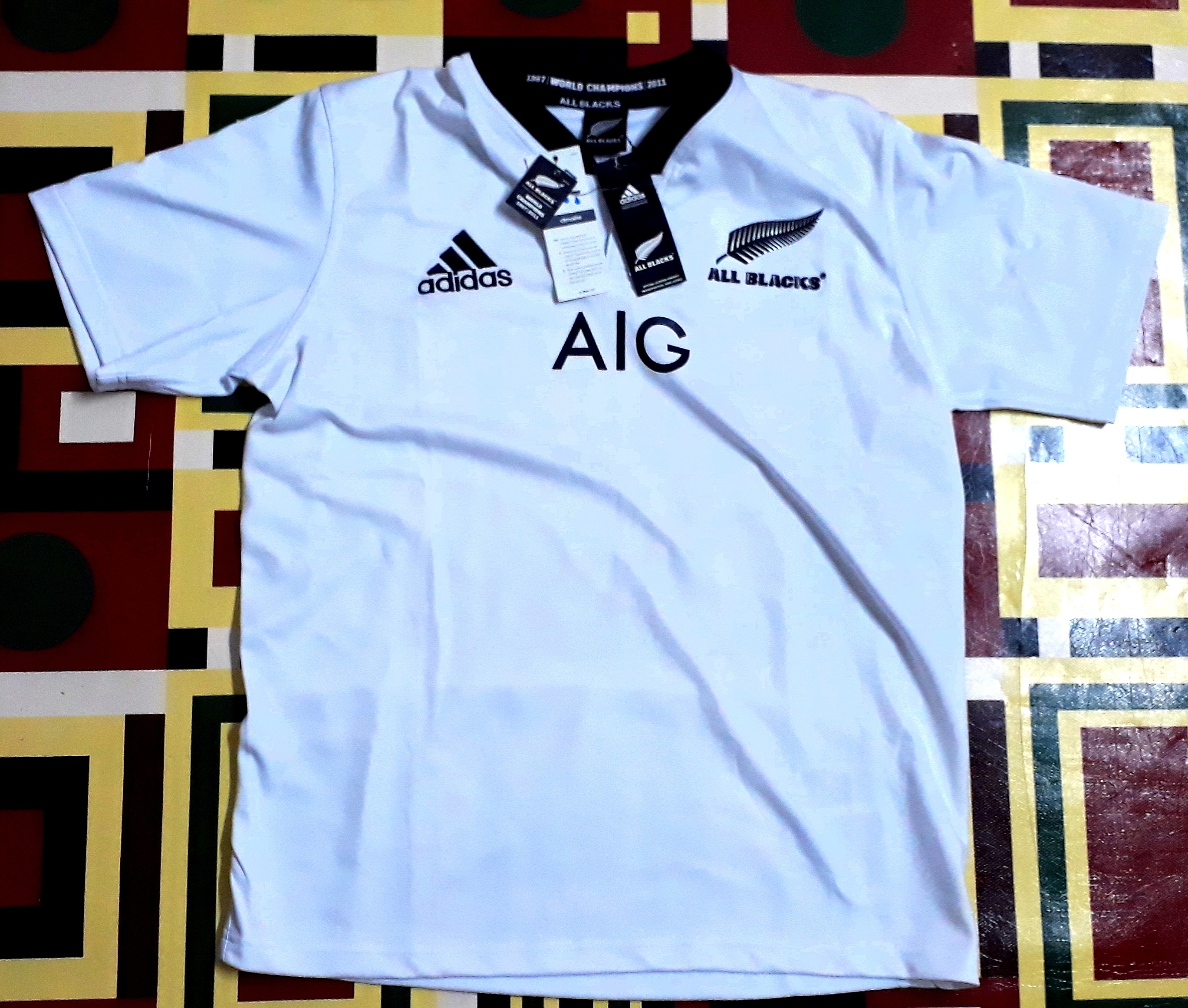 Adidas New Zealand All Blacks Rugby Jersey Sports Athletic Sports Clothing On Carousell
