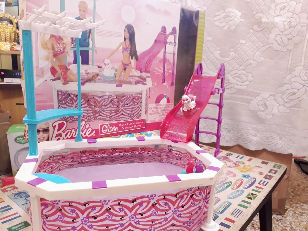 Barbie Pool House, Hobbies & Toys, Toys & Games on Carousell