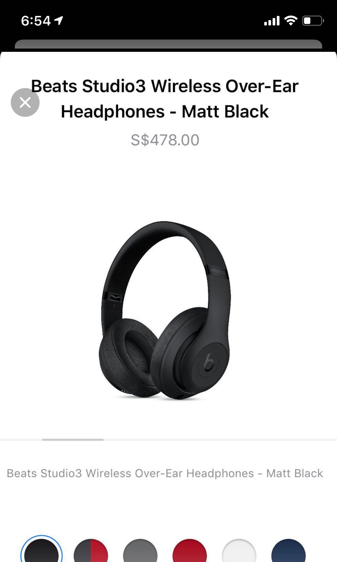 matt black beats