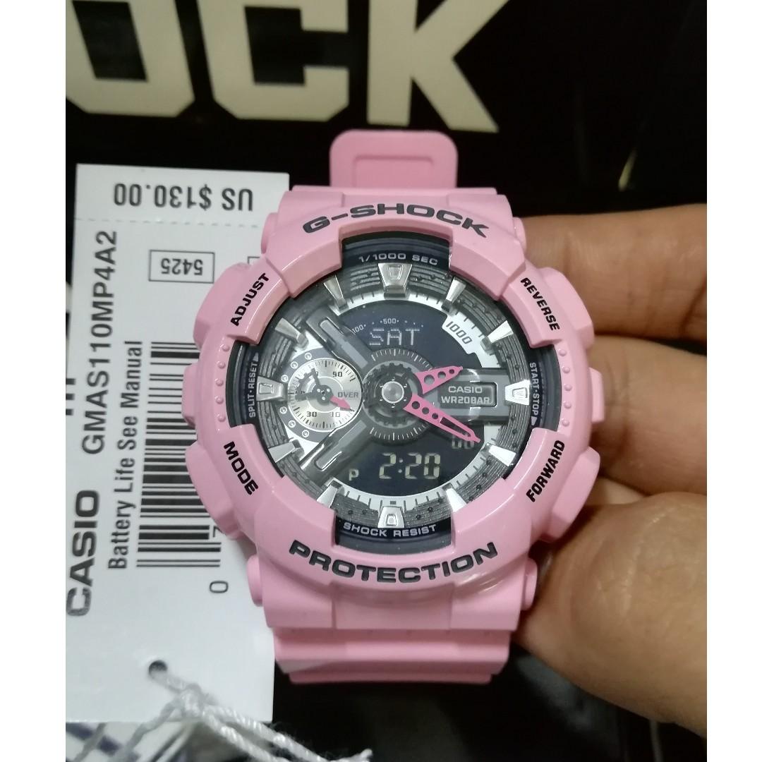 Casio G Shock Digital Dial Series PINK GMAS110MP 4A2 Men s