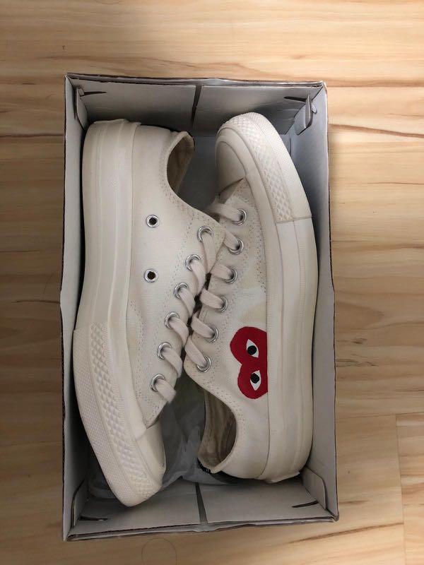 Comme des garcons store converse fake vs real