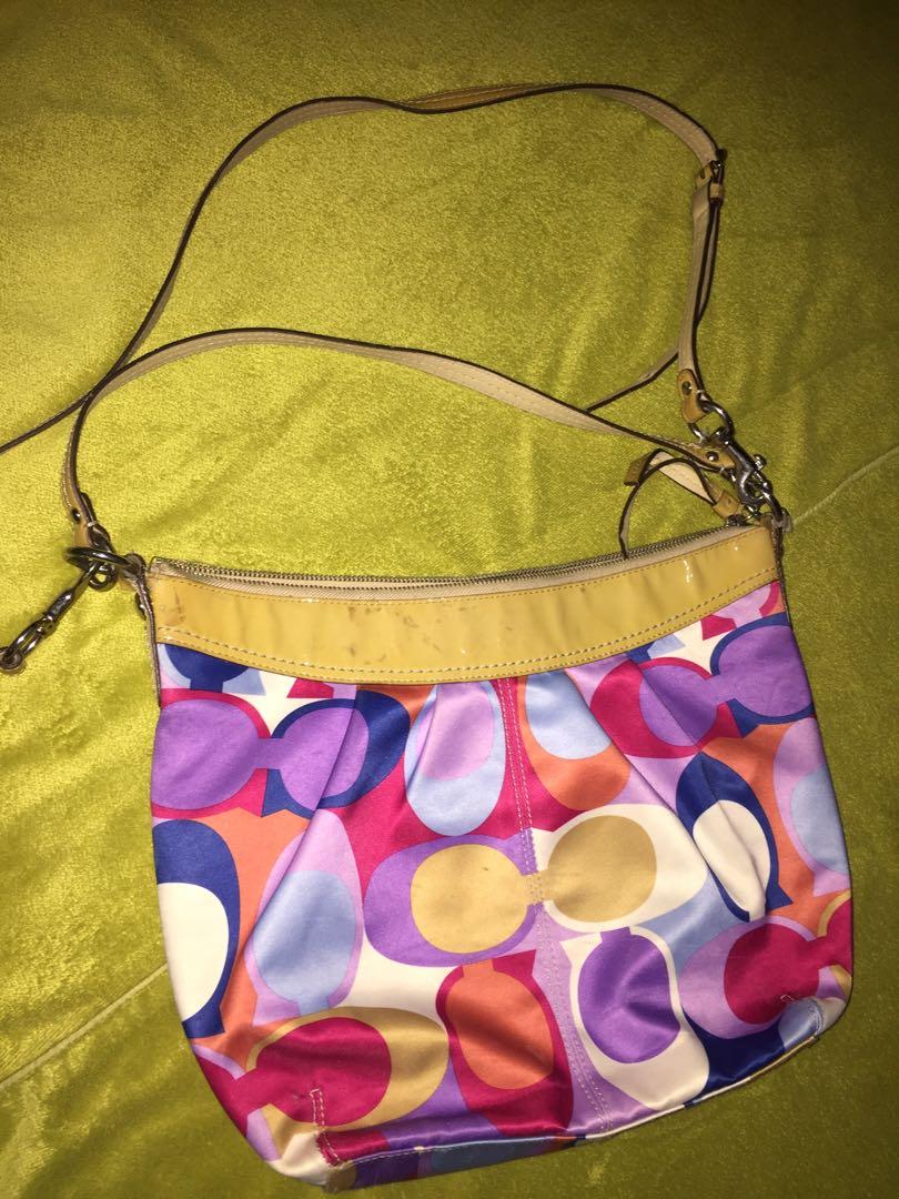 Coach Sling bag 100 Original, Luxury, Bags & Wallets on Carousell