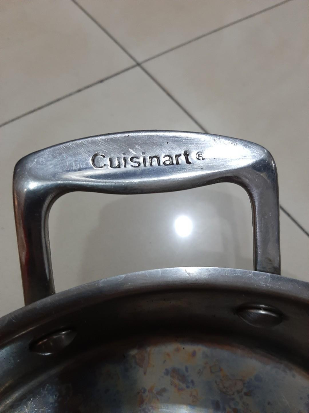 Cuisinart Stailess Frying Pan (Category: Bakeware) located in Quezon City. Submitted by chemortel (Listing ID 264793708, Image 2). Description: Slightly used Maayos No damage Heavyduty Lifetime use #13thMonthSale.