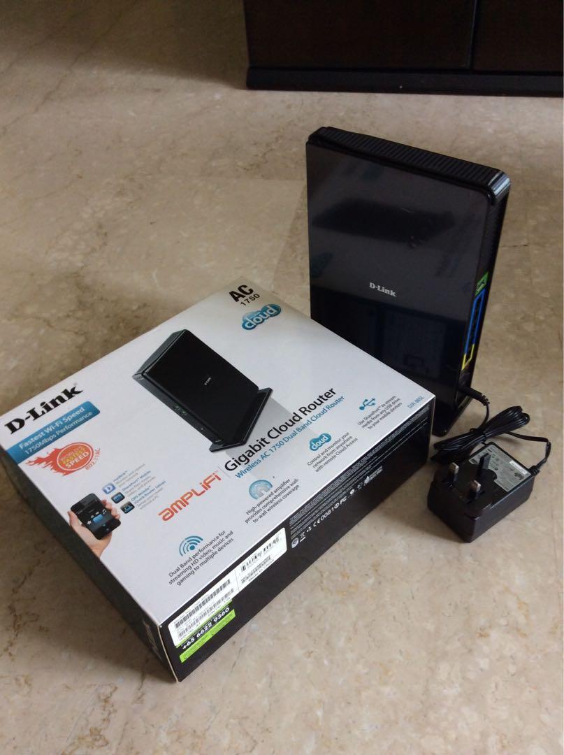 D-Link Gigabit Cloud Router DIR-865L Router, Computers & Tech, Parts ...