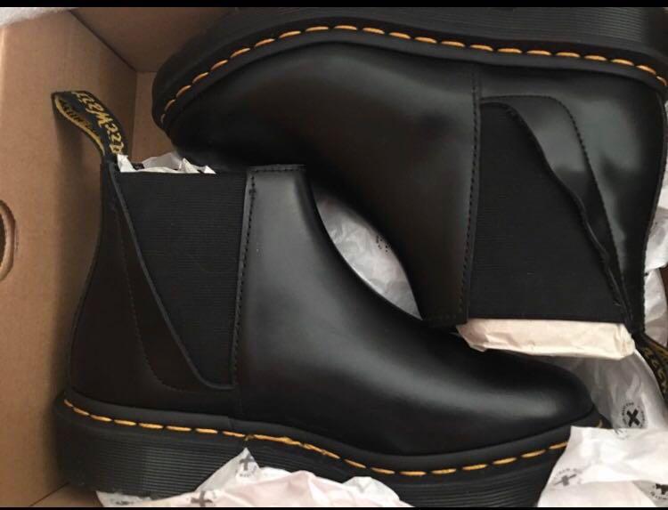 dr martens polished smooth