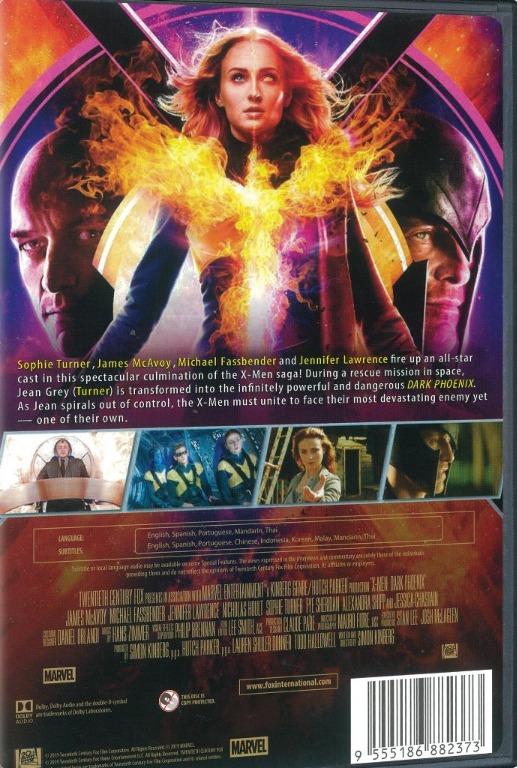 English Movie X Men Dark Phoenix DVD