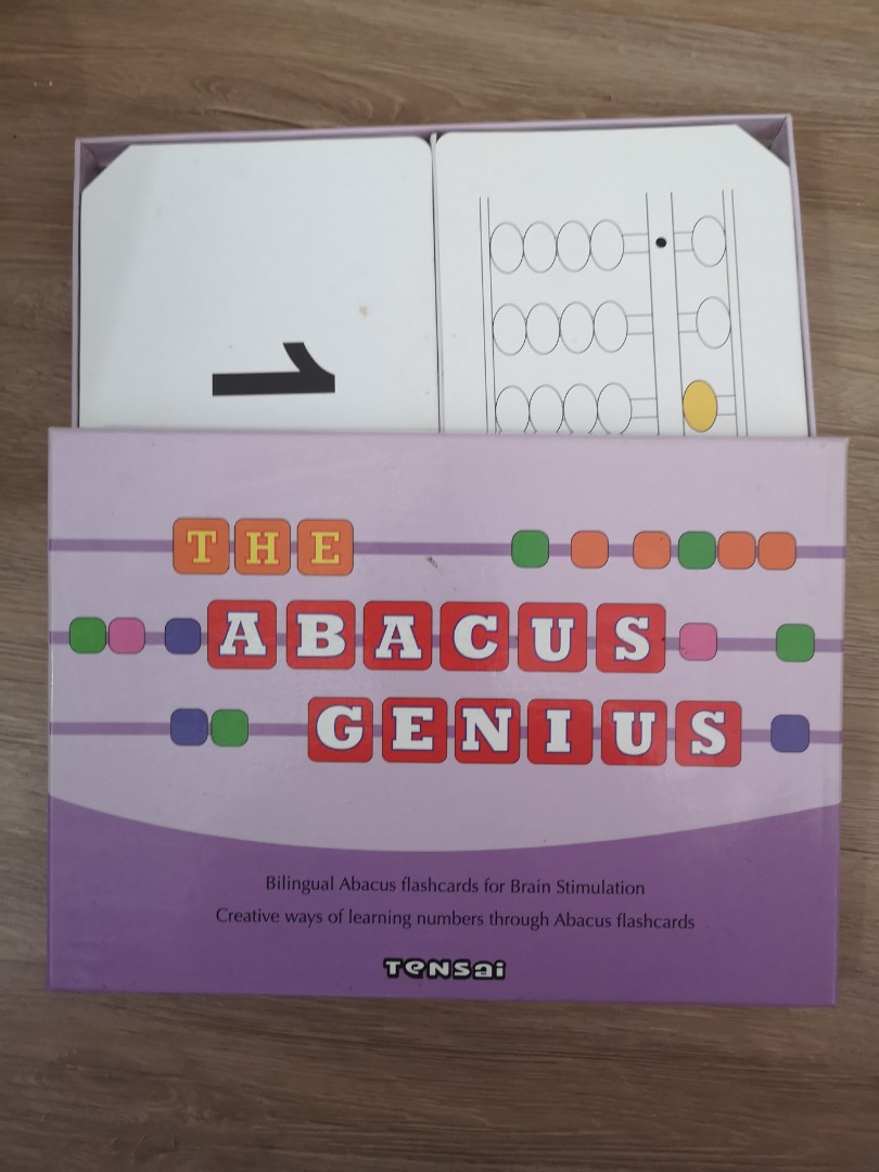 Flash card Abacus Genius, Hobbies & Toys, Books & Magazines