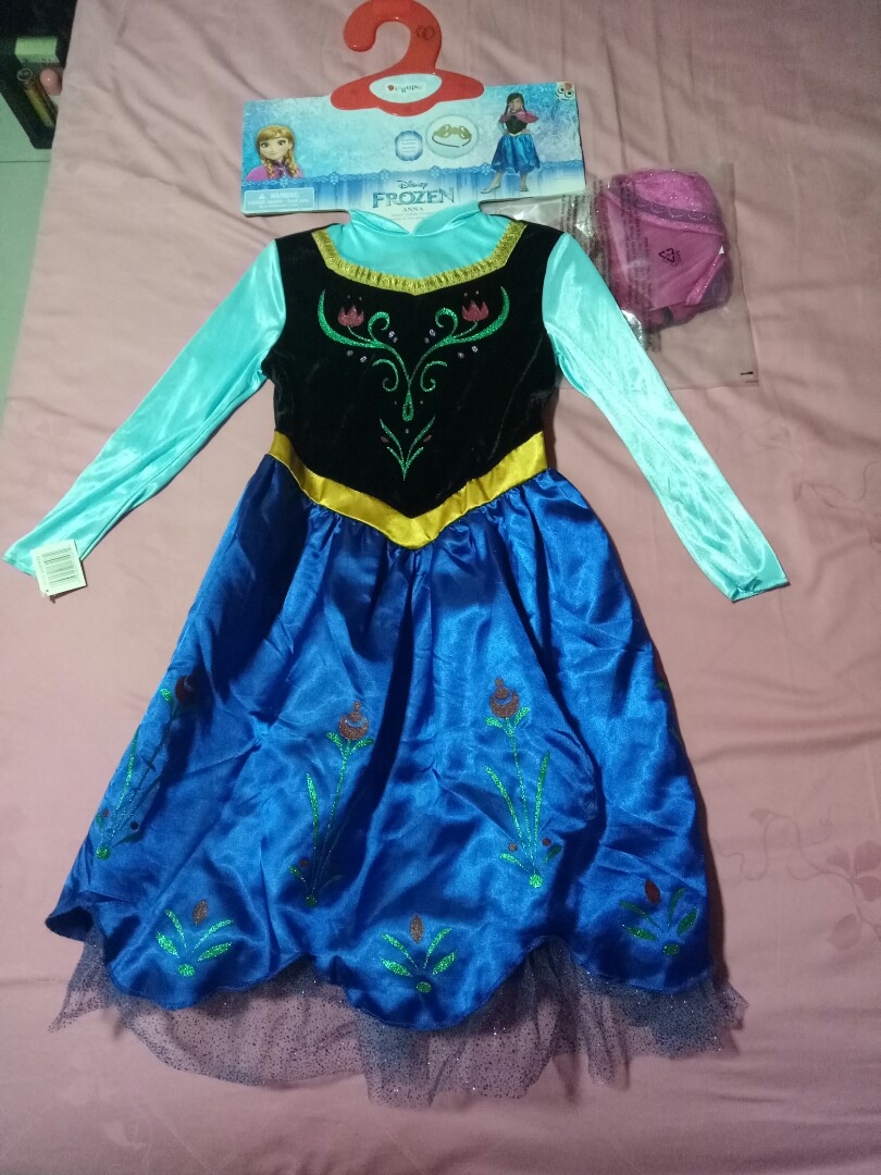 Frozen Ana Cosplay Dress for 46years old, Babies & Kids, Babies & Kids