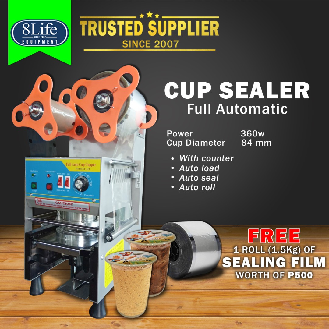 Fully Automatic Cup Sealer Machine, Furniture & Home Living, Cleaning