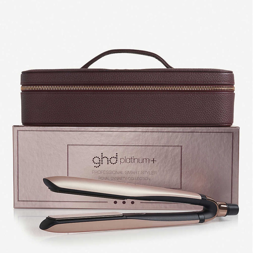 Ghd platinum plus rose gold gift set