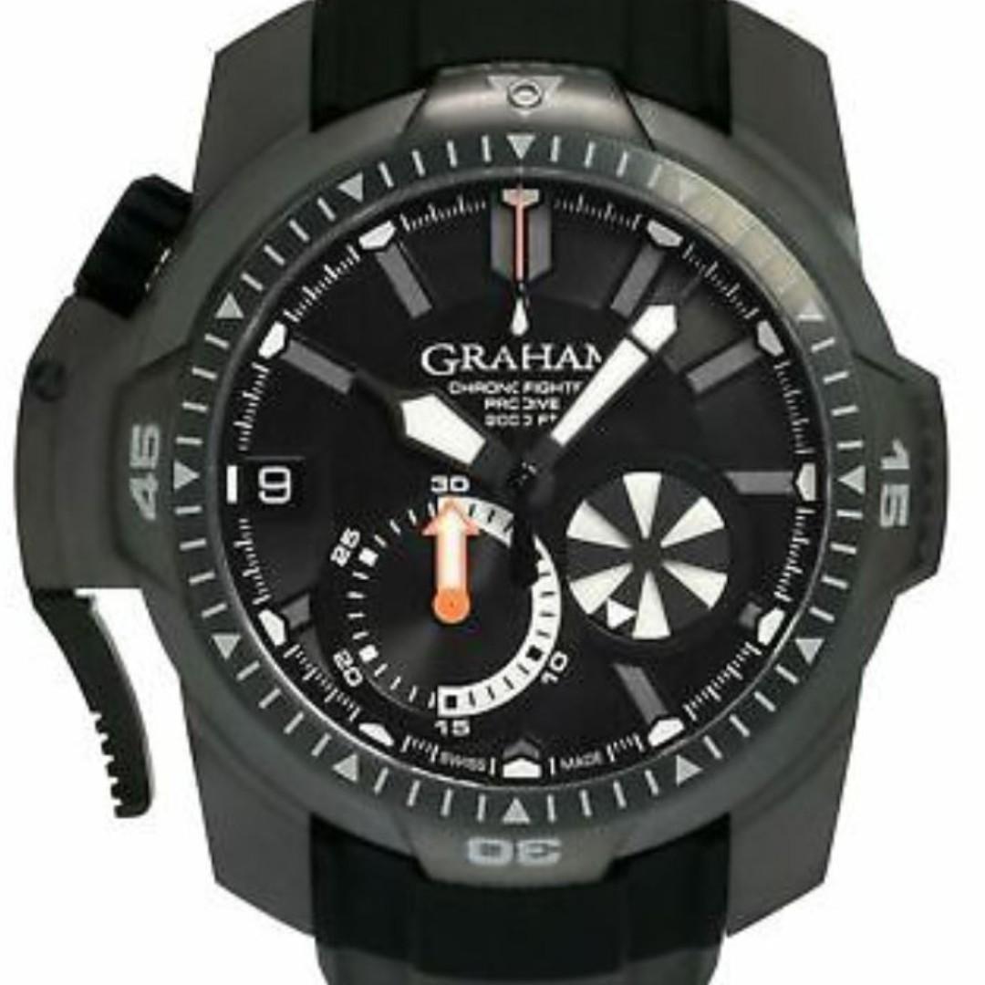 GRAHAM CHRONOFIGHTER PRODIVE 45mm CHRONOGRAPH, Luxury, Watches on Carousell