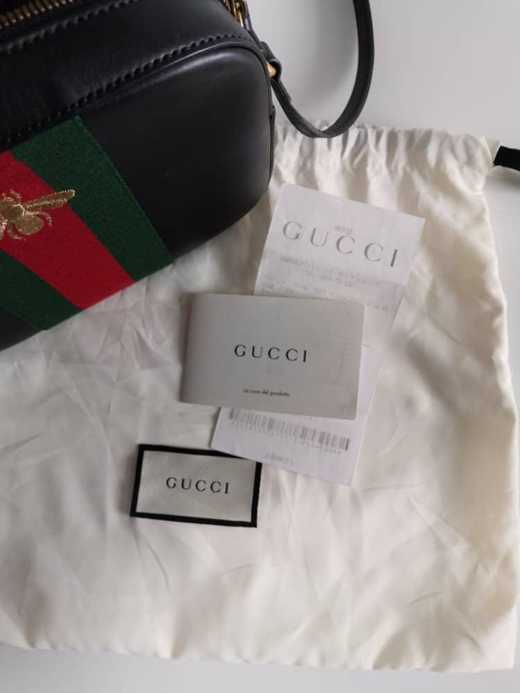 Authentic Gucci webby bee crossbody bag, Luxury, Bags & Wallets on
