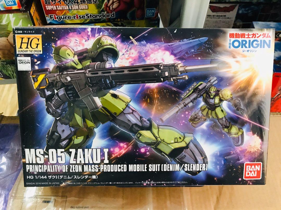 HG 1/144 MS-05 ZAKU I THE ORIGIN Vers., 興趣及遊戲, 玩具