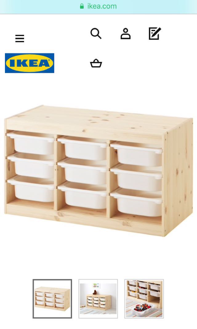 IKEA TROFAST TOY STORAGE FRAME ONLY, Furniture & Home Living, Home