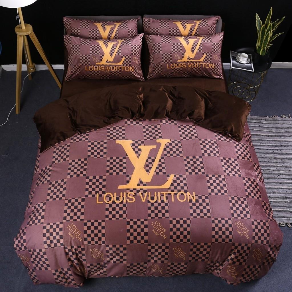 LV Blanket, Furniture & Home Living, Bedding & Towels on Carousell