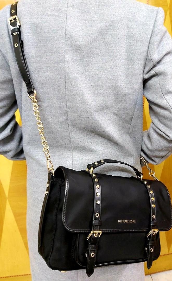 Michael kors store leila flap messenger