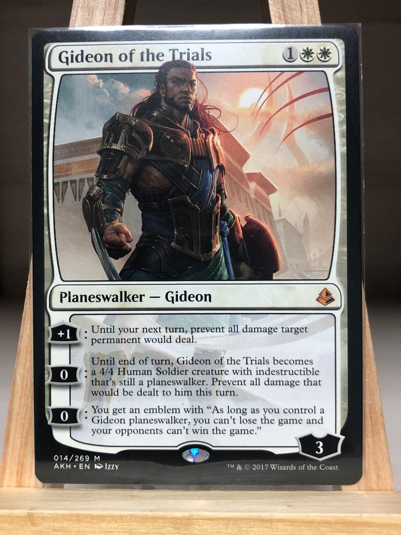 Mtg Gideon Of The Trials Toys Games Board Games Cards On Carousell