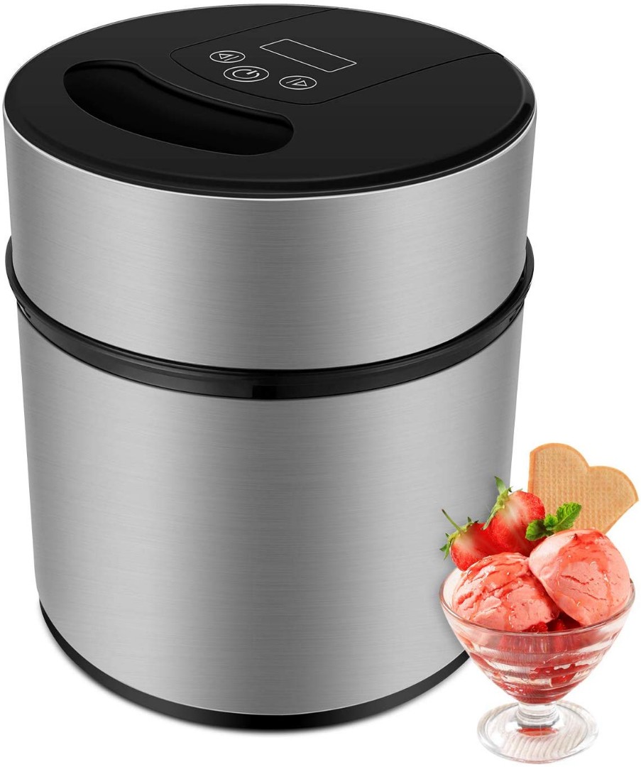 MVPower Ice Cream Maker Machine for Frozen Yogurt & Sorbet with Timer