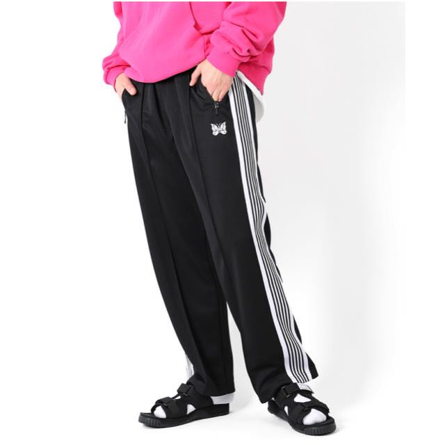 Needles x freakstore track pants, Men's Fashion, Bottoms, Trousers