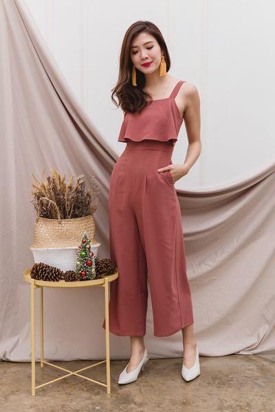 Double hotsell layered jumpsuit
