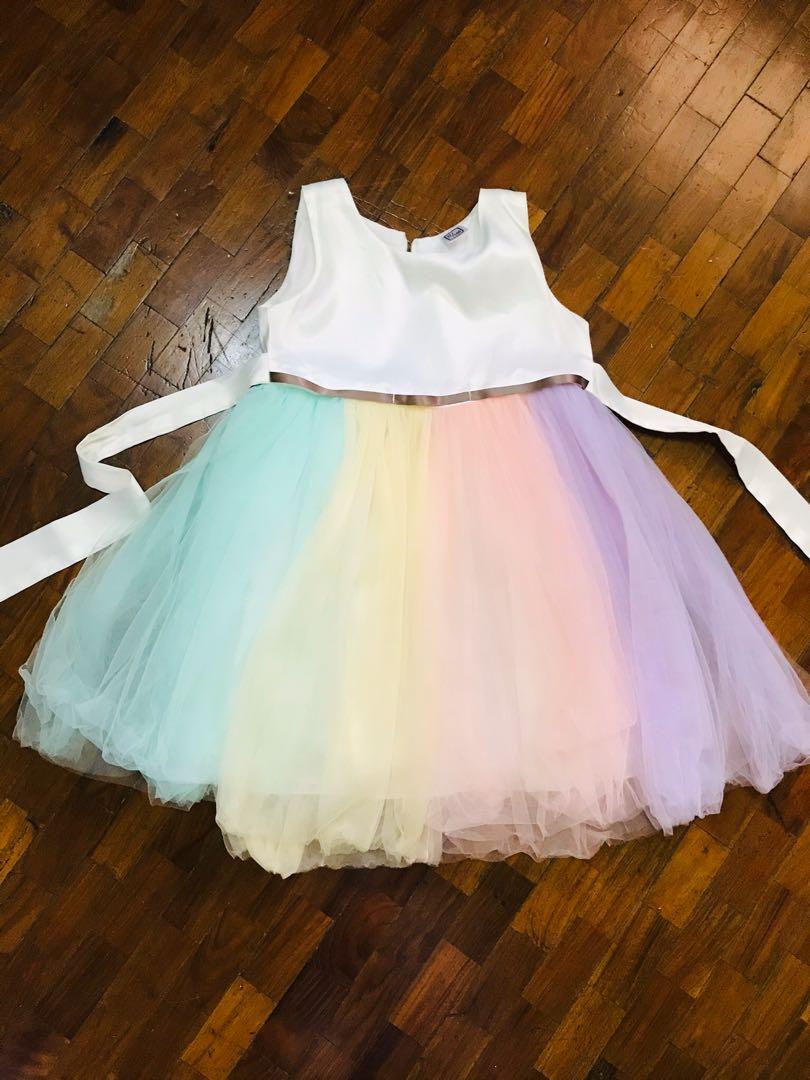 Pastel rainbow best sale baby dress