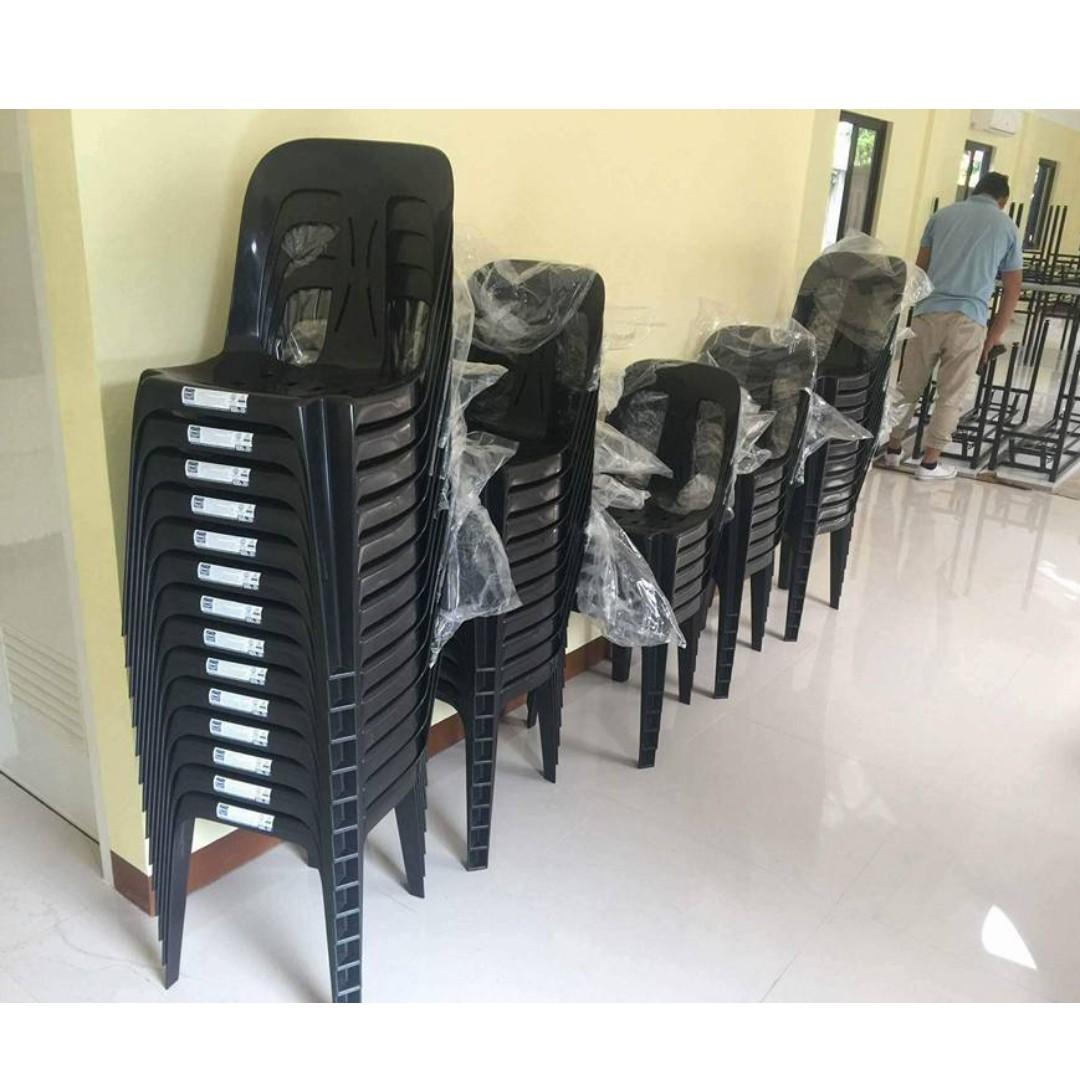 Plastic Chair (Uratex) Monoblock Chair, Furniture & Home Living, Office